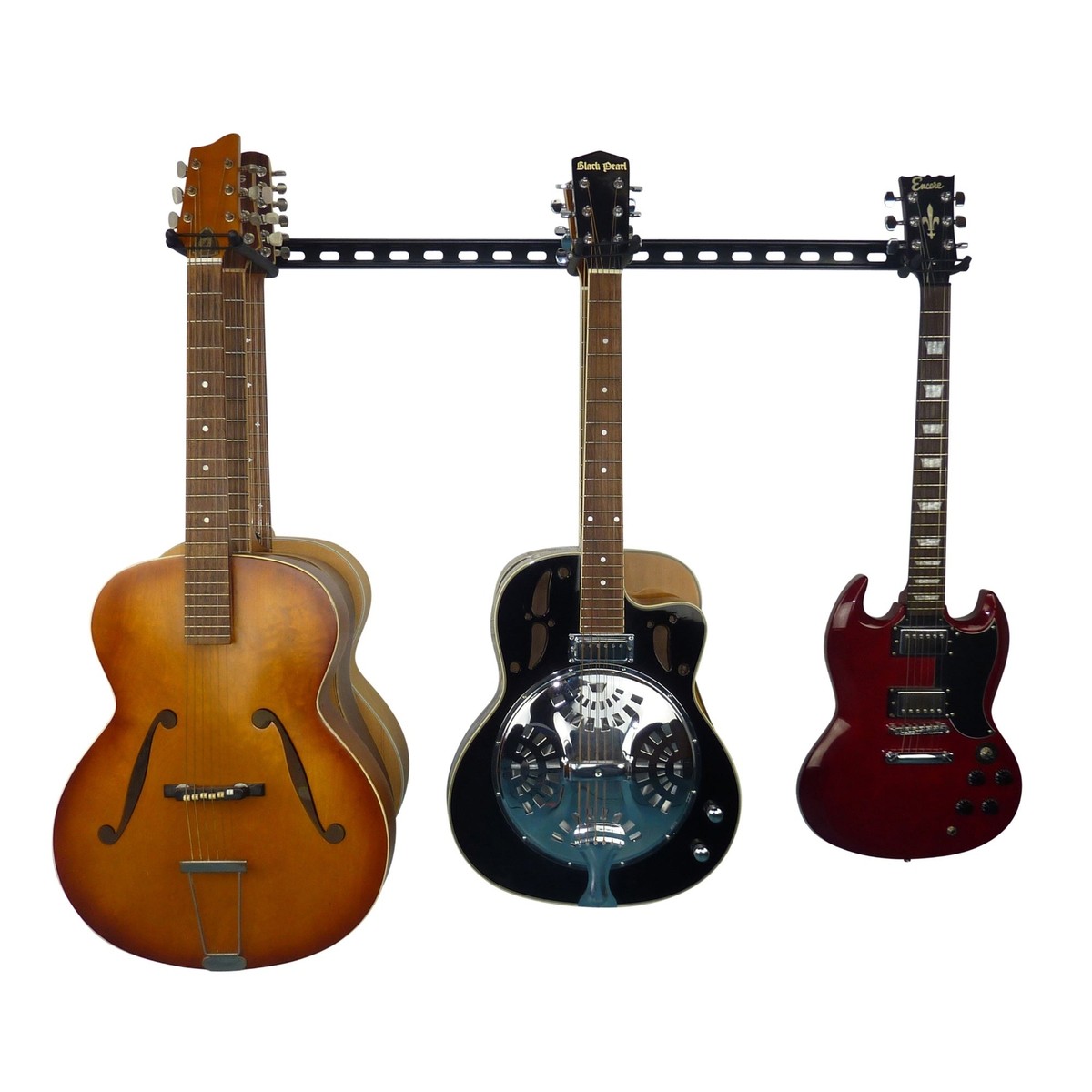 2-Pack Guitar Wall Hangers - Musical Note Design Guitar Hook Holder For Bass, Ukulele, Violin