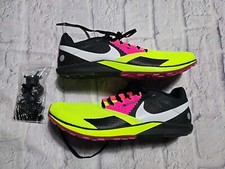 Nike Rival XC 6 Cross-Country Spikes Volt/Hyper Pink DX7999-700 Mens Sz 9 NEW