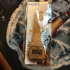 sharp digital watches