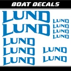 Lund boat sticker set Replacement classic marine yacht decal vinyl ORACAL