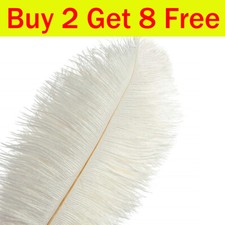 Large Ostrich Feathers Plume Craft Centerpiece Wedding Party Decor 25-30cm DIY