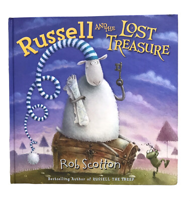 Russell and the Lost Treasure Signed by Rob Scotton 2006 Hardcover Kids