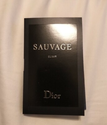 NEW DIOR SAUVAGE ELIXIR CONCENTRATED PERFUME SPRAY SAMPLE SIZE .03 FL OZ