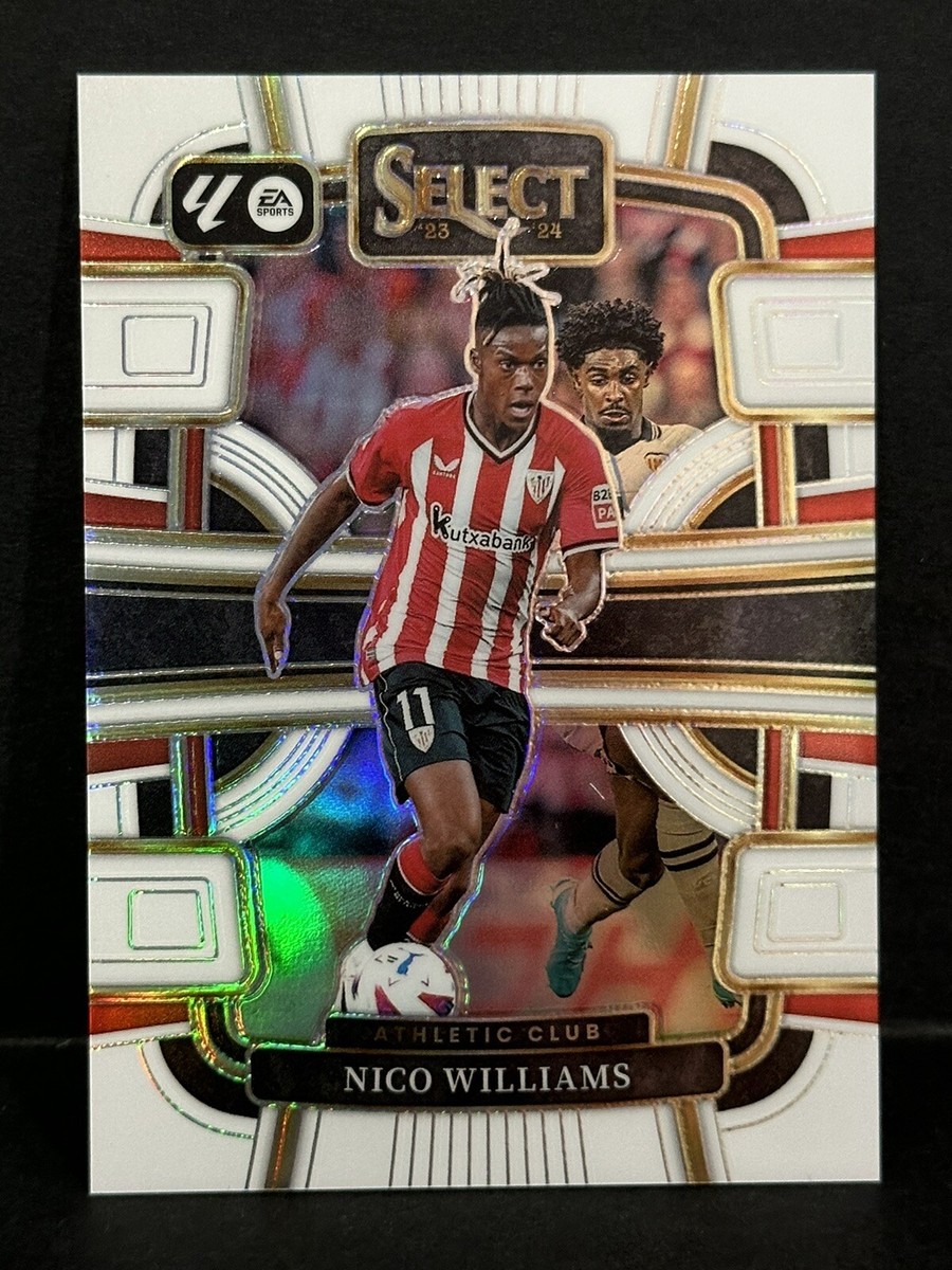 2023-24 Panini Select La Liga Athletic Nico Williams White