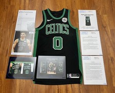 Tatum Boston Celtics NBA Photomatched Game Used Jersey Meigray LOA Worn 4 Games