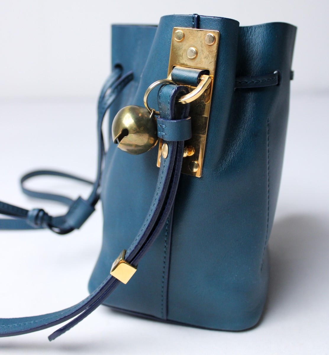 Sophie Hulme Women's Saddle Leather Nano Nelson Bucket Bag NC3