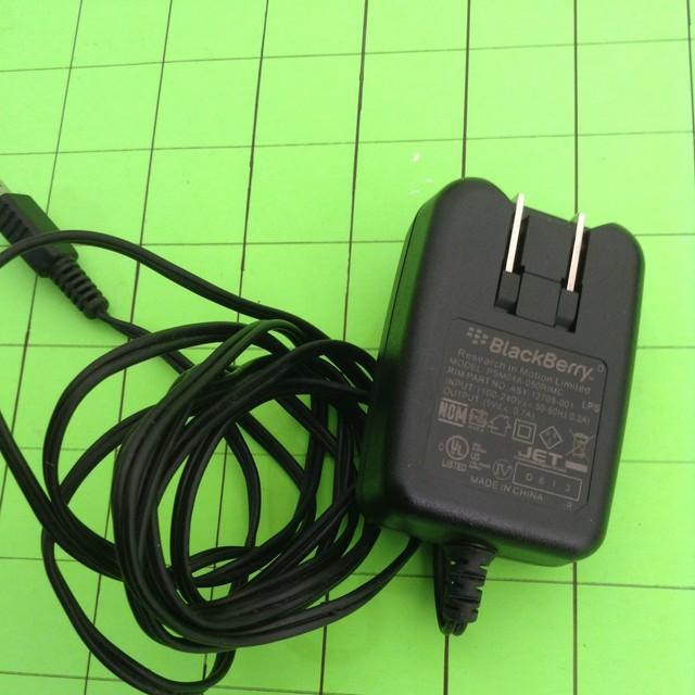 Blackberry ASY12709-001 PSM04A-050RIMC Power Adapter Cord (6FT)