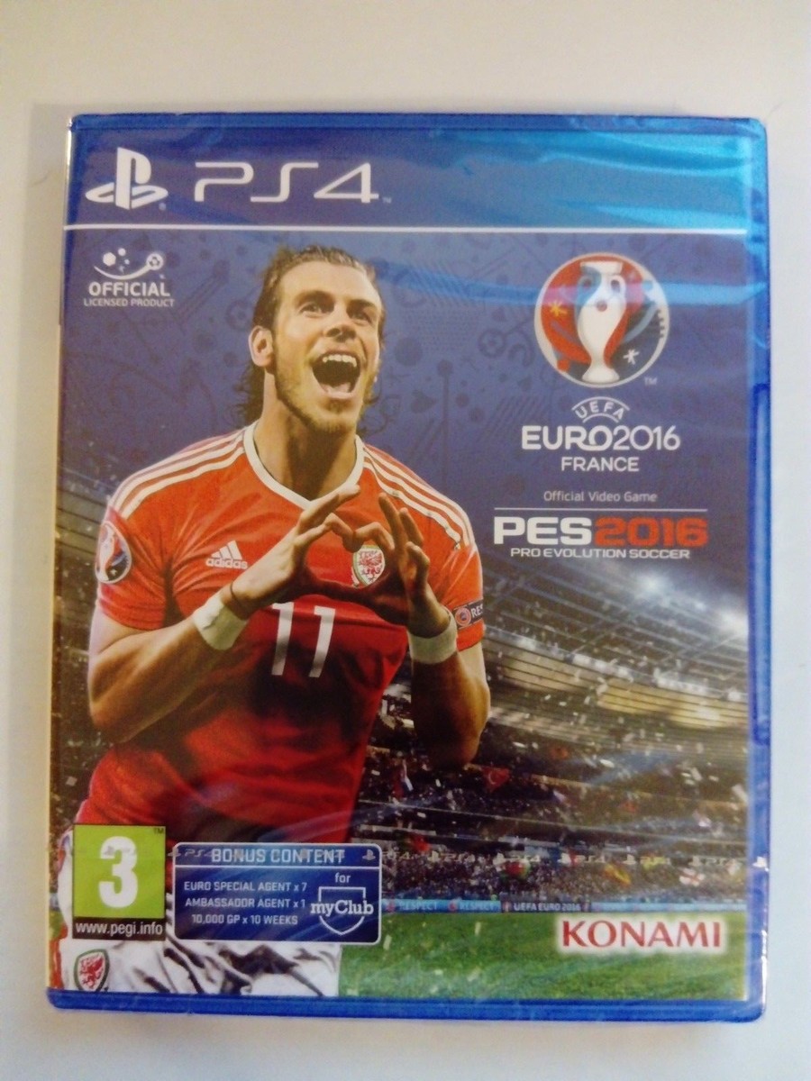 EURO 2016 PES 16 Sur PS4 - Neuf Sous Blister - Jeu De Foot Konami
