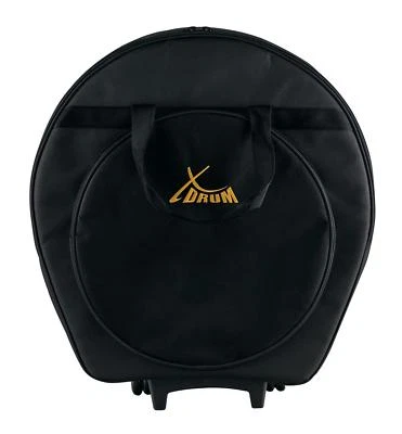 XDRUM Custodia Borsa Astuccio per 5 Piatti da 20" Batteria Trolley con Ruote e Zaino