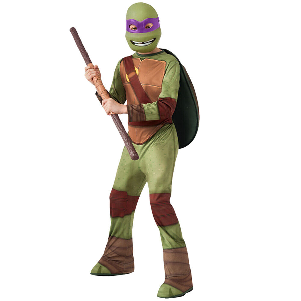 CHILDS TEENAGE MUTANT NINJA TURTLES COSTUMES TMNT OFFICIAL KIDS FANCY DRESS