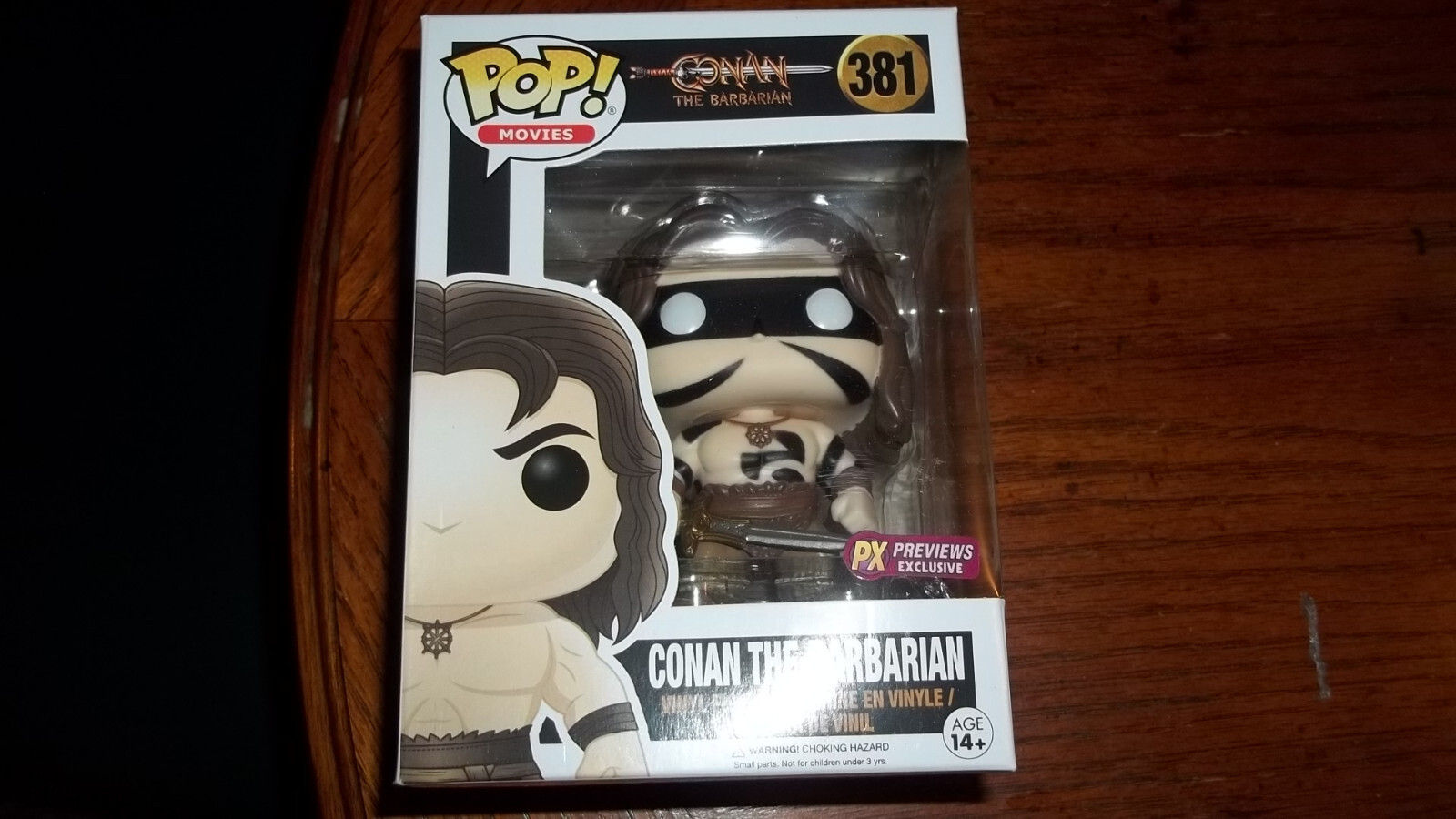Funko Pop! Figura Vinilo Exclusiva Pintura Conan La Guerra Bárbara Con Protector