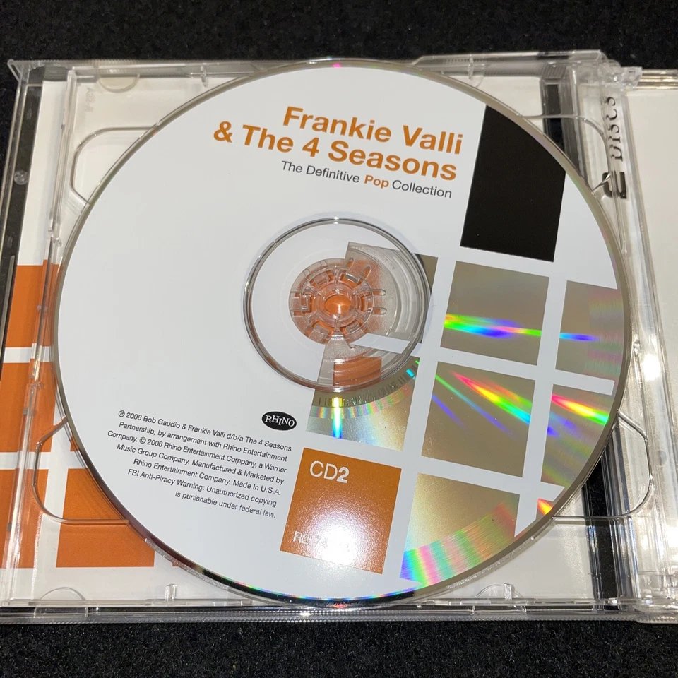 FRANKIE VALLI & THE 4 SEASONS • The Definitive Pop коллекция ~ набор из 2 компакт-дисков лучший из - Изображение 4 из 4