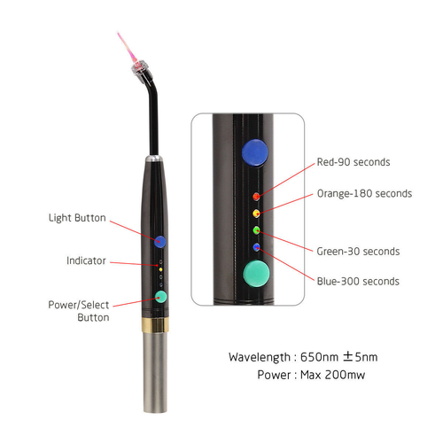 Dental Heal Laser Diode Photo-Activated Disinfection Medical Light Rechargeable - Afbeelding 3 van 12