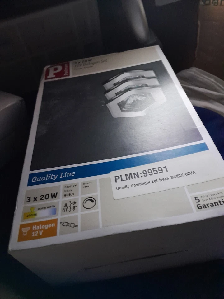 Paulmann Halogen X3 Hexagon Einbauleuchte PLMN:99591 Original  - Bild 2 von 3