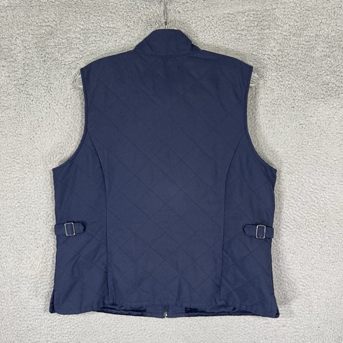 Orvis Vest Womens Large Blue Quilted Full Zip Hiking Outdoors Lightweight - Picture 5 of 5