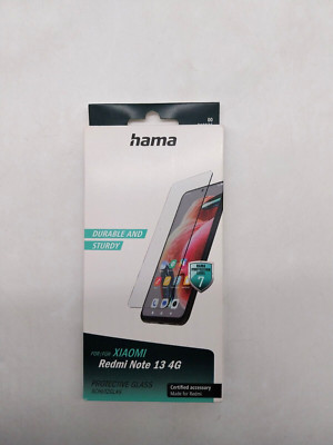 HAMA Schutzglas für Xiaomi Redmi Note 13 4G Gehärtetes Glas 9H #KT6560OÜ