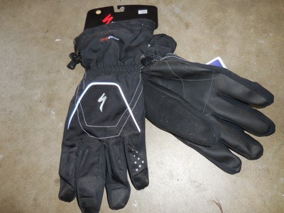 Winter cycling gloves black 