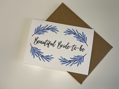 Karte | Schöne Braut! A6 Portofrei Junggesellinnenabschied Bridal Shower Hochzeit