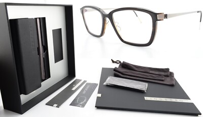 LINDBERG Brille 1800 50-16 135 H26/P10 Buffalo Titanium Horn Rare Box Set S - M