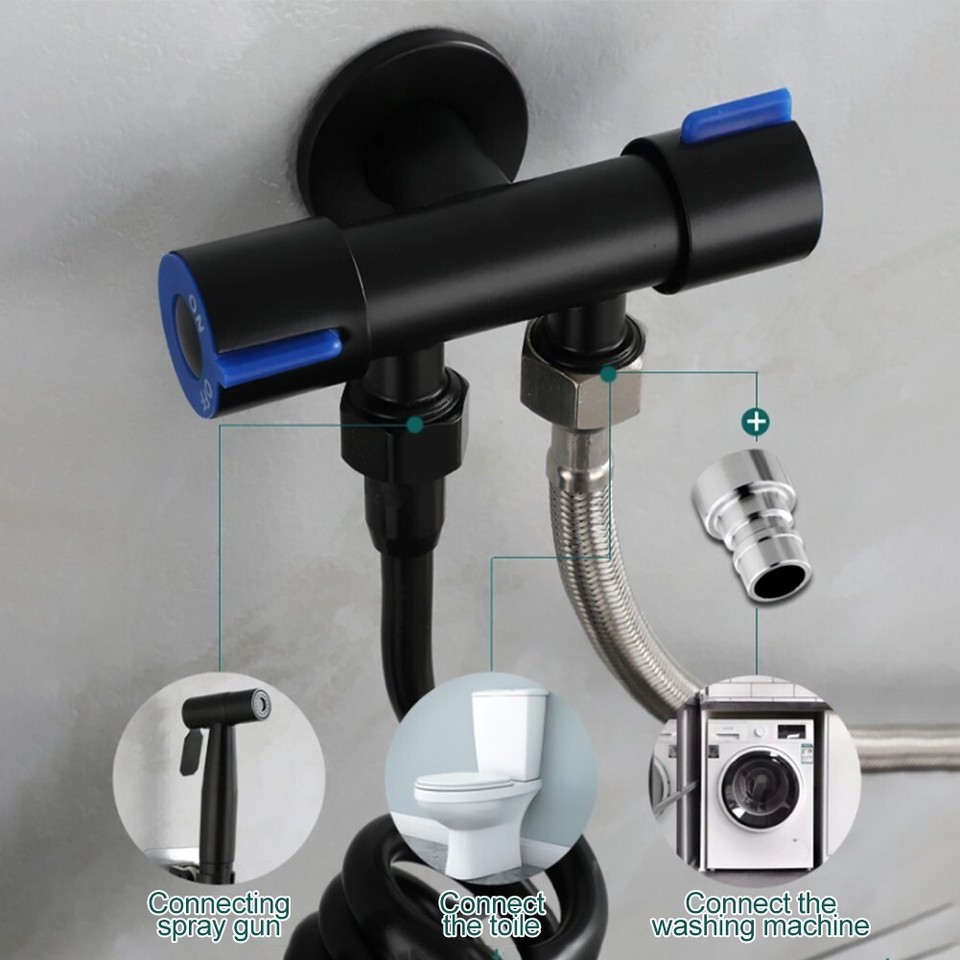 Convenient Toilet Douche Bidet Spray Kit G1/2 Connector 2m Hose Length