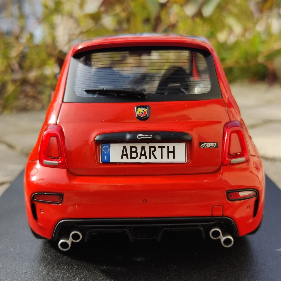 VOITURE SOLIDO FIAT F595 ABARTH ROSSO MARANELLO 2022 1:18 NEUF BOITE S1811305 - Photo 3/4