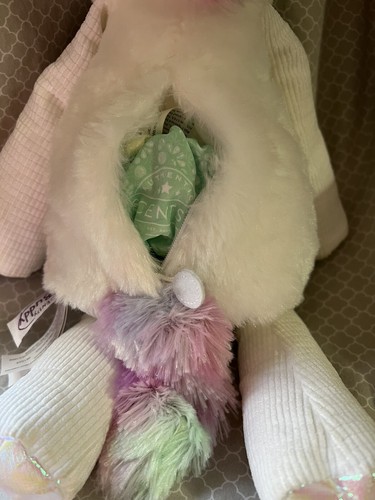 Scentsy Buddy White Stella Unicorn Plush Shimmer Scent Pac aloe water & cucumber - Picture 6 of 13