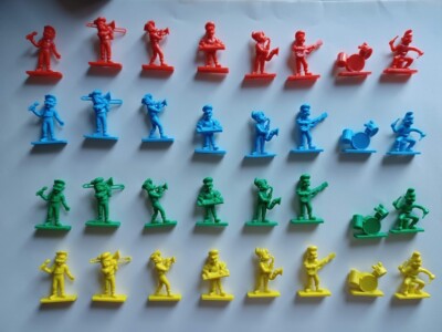 Kelloggs Rice Krispies Müsli Band Figuren Snap Crackle Pop 4 Komplettsätze 1988
