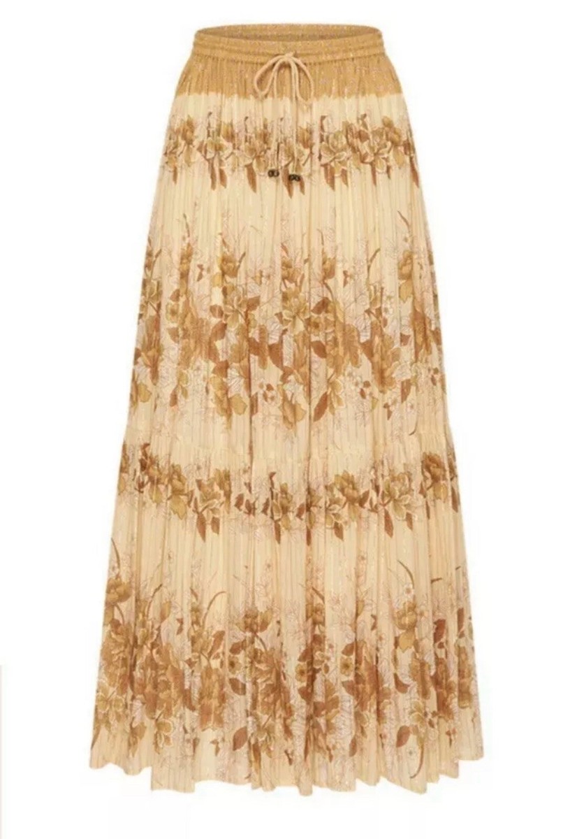 NWT Spell & The Gypsy Collective Coco Lei Maxi Skirt Caramel XS | eBay