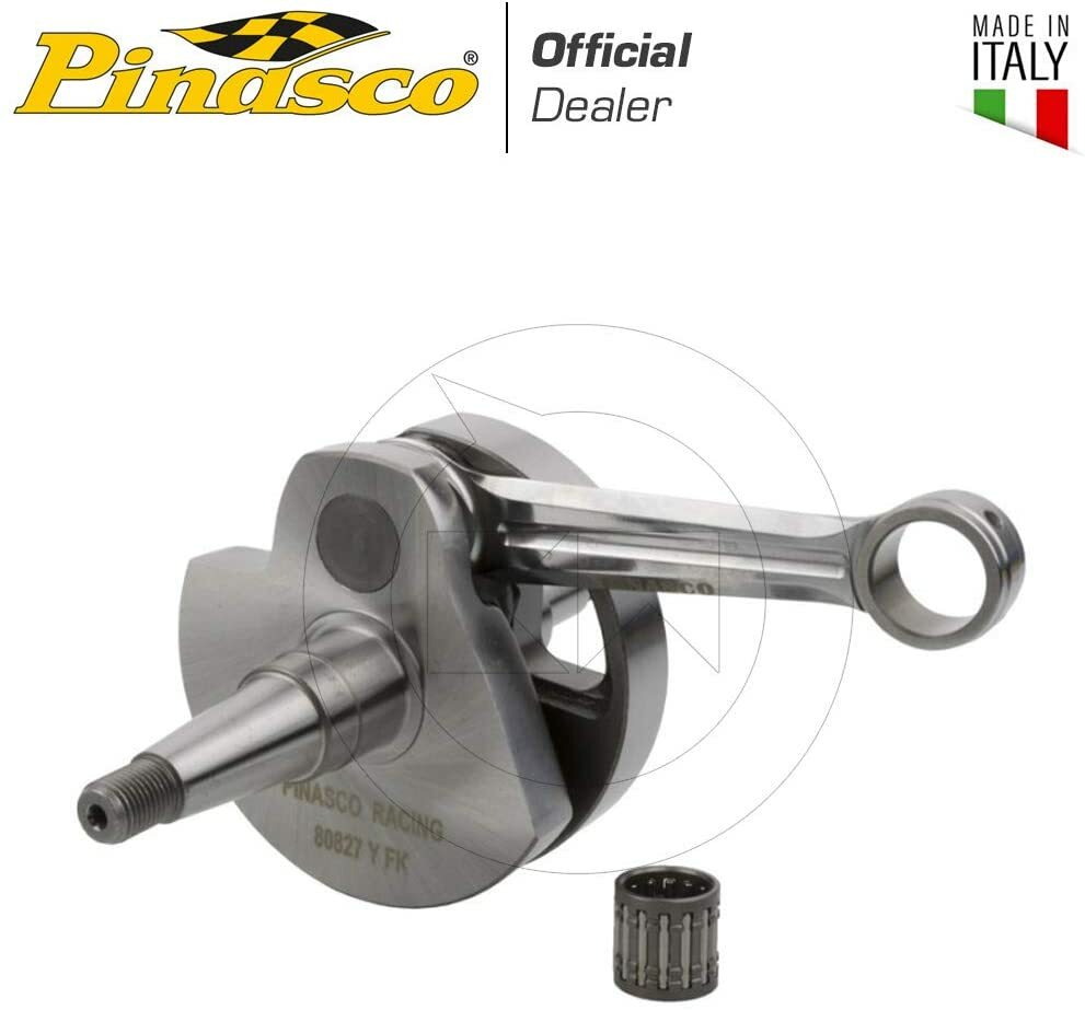 Albero Motore Anticipato Piaggio Ape 50 Vespa PK 50 - Pinasco Biella Cromata Cono 20mm Corsa 51mm - Foto 2
