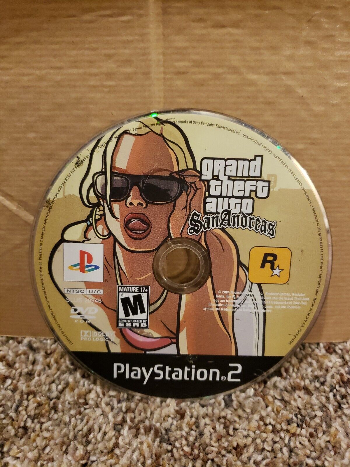 Grand Theft Auto: San Andreas GH PlayStation 2 2004 PS2 