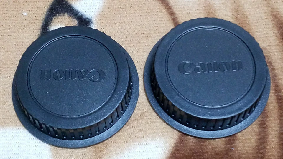 New Body Cover Rear Lens Cap Set for Canon 80d 700d 5d4 1200 EOS ELAN EF-S Mount - Image 4 of 4
