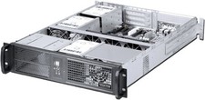2U 3xHorizonal Riser/ 7slot ATX Rackmount Chassis 2x5.25" 9xHDDs Bay Case NEW