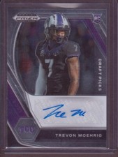 RAIDERS Trevon MOEHRIG RC Auto 2021 Panini Prizm Woodard NATION