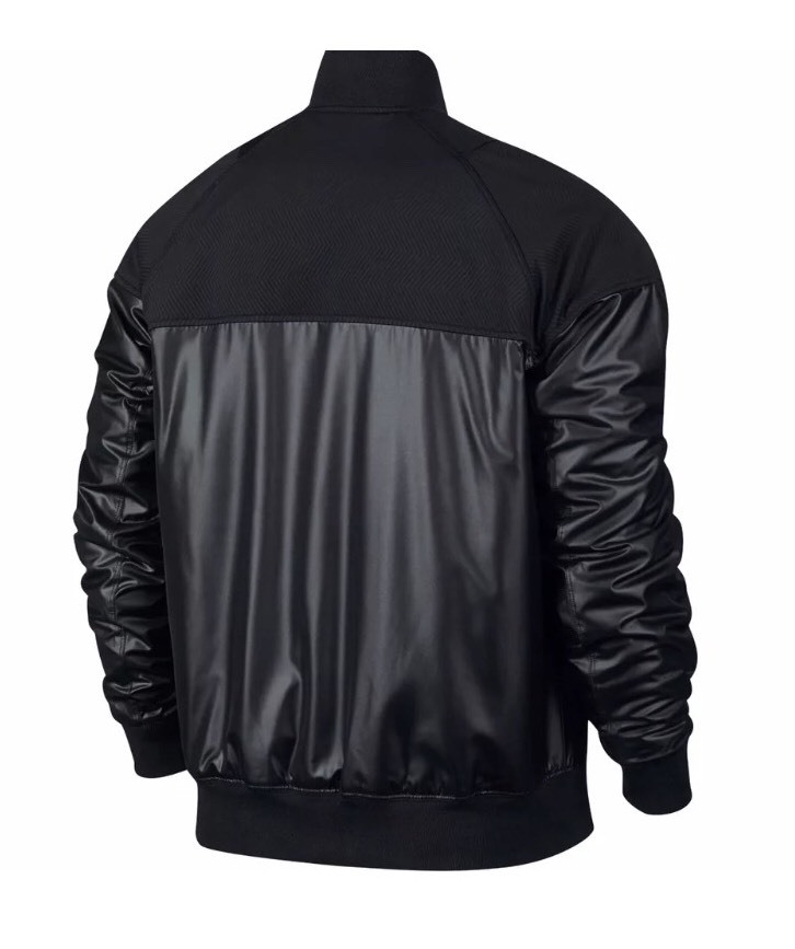 $250 NIKE AIR JORDAN XI 72 10 PINNACLE JACKET sz Small BLACK RED