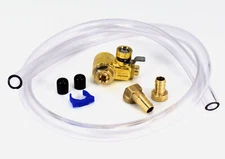 Fumoto F106SX Oil Drain Valve with HD Brass 3' Hose Kit for Fumoto S/SX Nipple