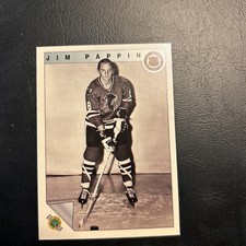 B15 1991/92  Ultimate Hockey Original Six 6 #62 Jim Pappin, Chicago, Blackhawks