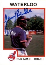 Lenny Randle 1987 Waterloo Indians ProCards Autographed Signed Baseball Card