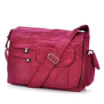 Borsa A Tracolla In Cotone - Unisex, 2 Misure, Con Zip E Tasca Interna - Foto 9
