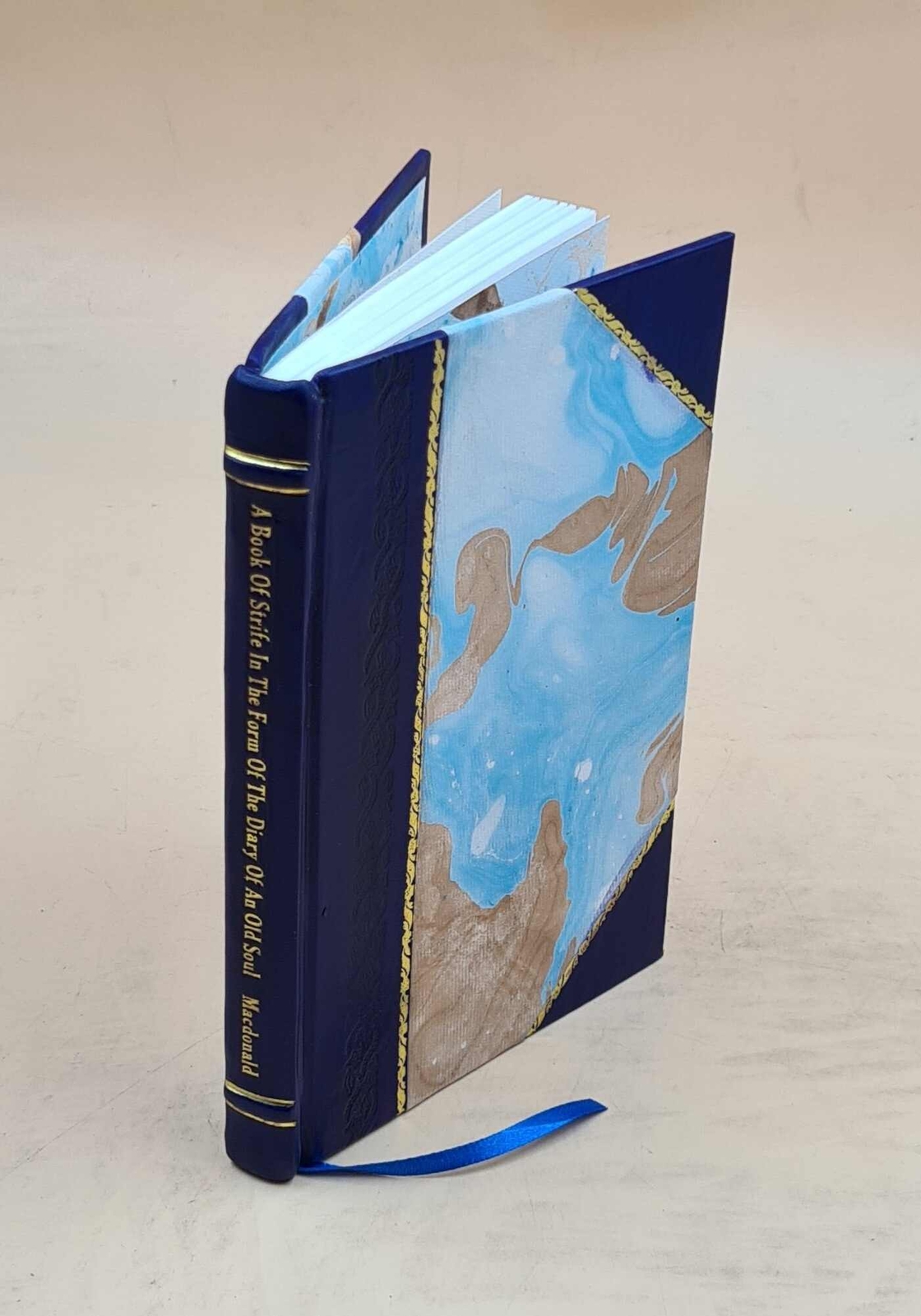 Old Soul Diary 1906 Leather Bound Book of Strife  