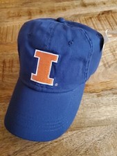 Illinois Illini Hat Adjustable NCAA Fighting Illini Logo Blue w/tags