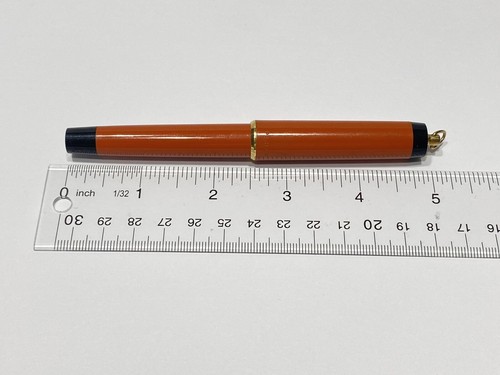 PARKER ORANGE AND BLACK RING TOP ROLLERBALL MADE IN USA FOR PARTS OR REPAIRS - Picture 7 of 8