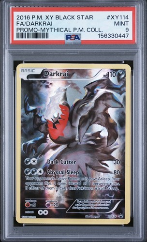 Darkrai graded PSA 9 for sale on eBay