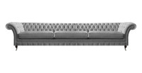 Designer Einrichtung Sofa Dreisitzer Couch Chesterfield SitzmöBel Textil Stoff