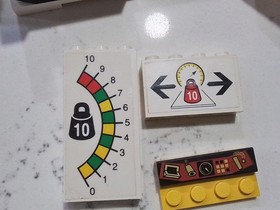 LEGO 9V Train 4565 Freight and Crane Railway Replacement Parts