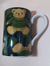 HARRODS teddy bear mug  Stoneware Made In Scotland New