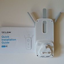 TP-Link RE450 AC1750 Dual Band Wi-Fi Range Extender + Ethernet, Tested + Working