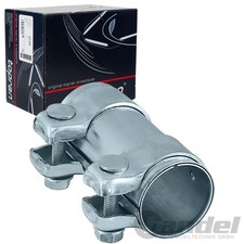 AUSPUFF ROHRVERBINDER Ø 55mm x Länge 125mm DOPPELSCHELLE passend für VAG