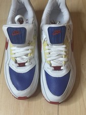 Nike Air Max 1 Leather USA 2003 bianco/rosso/blu taglia 12 - rare OG Classic