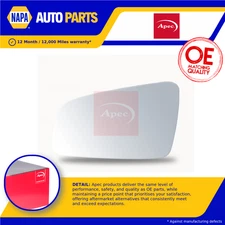 Mirror Glass fits OPEL ZAFIRA B 1.8 Left 05 to 11 N/S Passenger Side Door Apec