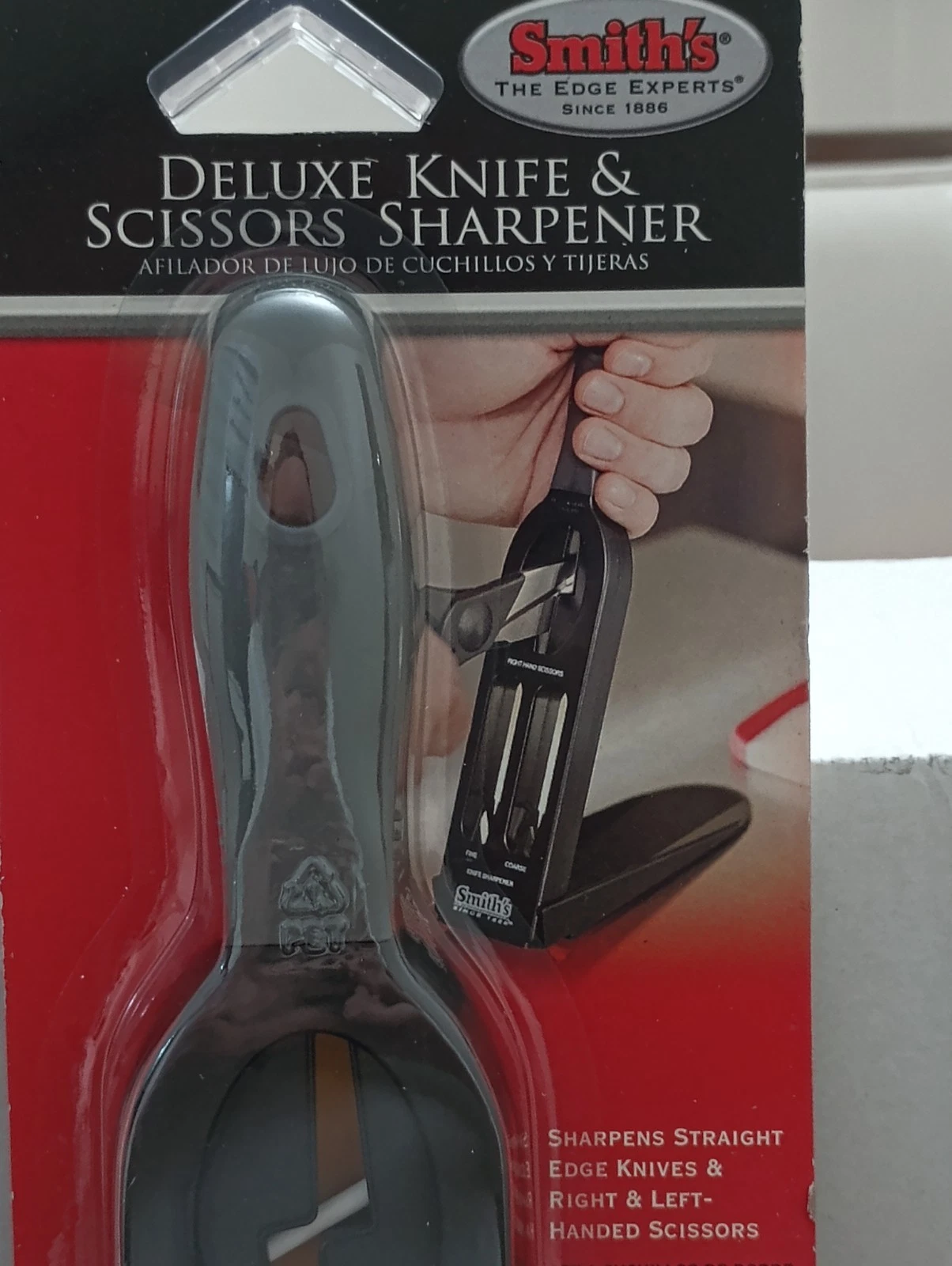 Smith's Deluxe Knife And Scissors Sharpener